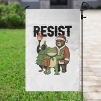Portland Frog Protest Frogs Together Strong Garden Flag Funny Holiday Gift - Wonder Print Shop