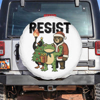 Portland Frog Protest Frogs Together Strong Spare Tire Cover Funny Holiday Gift - Wonder Print Shop