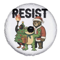Portland Frog Protest Frogs Together Strong Spare Tire Cover Funny Holiday Gift - Wonder Print Shop