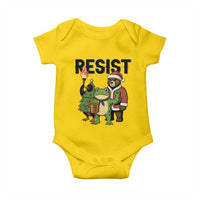 Portland Frog Protest Frogs Together Strong Baby Onesie Funny Holiday Gift - Wonder Print Shop