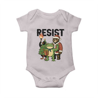 Portland Frog Protest Frogs Together Strong Baby Onesie Funny Holiday Gift - Wonder Print Shop