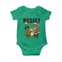 Portland Frog Protest Frogs Together Strong Baby Onesie Funny Holiday Gift - Wonder Print Shop