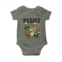 Portland Frog Protest Frogs Together Strong Baby Onesie Funny Holiday Gift - Wonder Print Shop