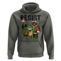 Portland Frog Protest Frogs Together Strong Hoodie Funny Holiday Gift - Wonder Print Shop
