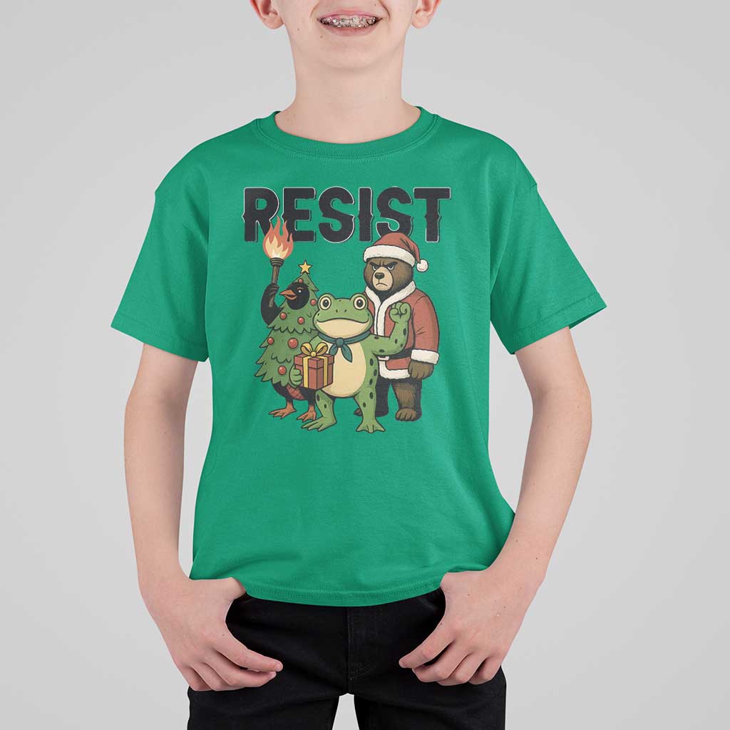 Portland Frog Protest Frogs Together Strong T Shirt For Kid Funny Holiday Gift - Wonder Print Shop