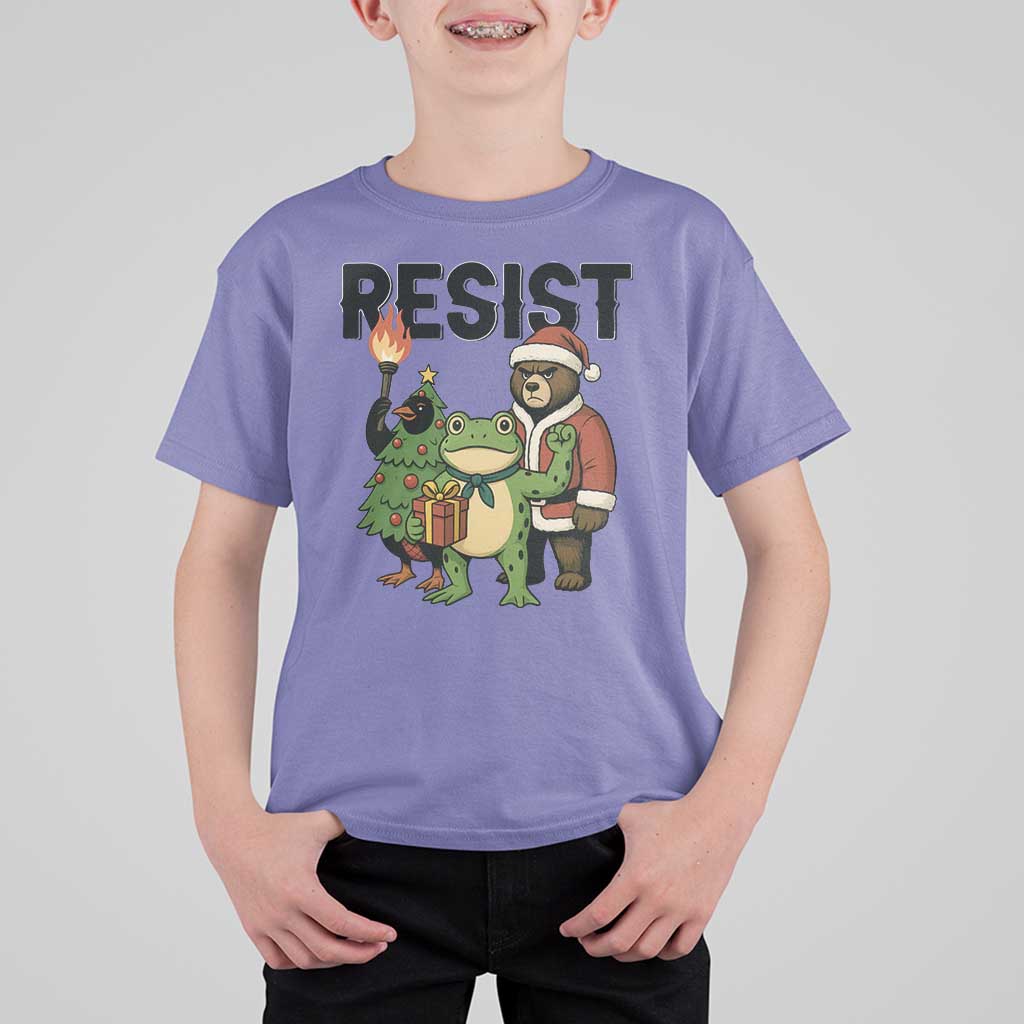 Portland Frog Protest Frogs Together Strong T Shirt For Kid Funny Holiday Gift - Wonder Print Shop