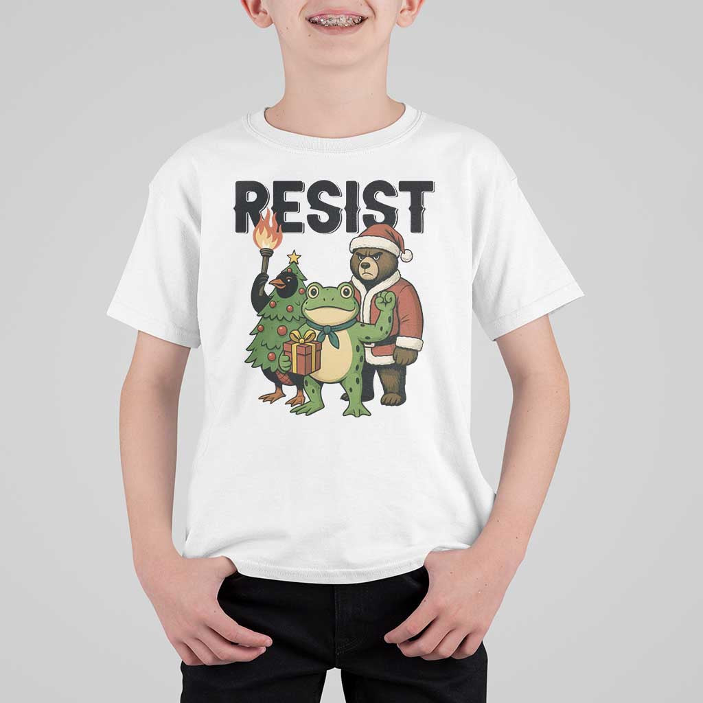 Portland Frog Protest Frogs Together Strong T Shirt For Kid Funny Holiday Gift - Wonder Print Shop