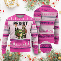 Portland Frog Protest Frogs Together Strong Ugly Christmas Sweater Funny Holiday Gift - Wonder Print Shop