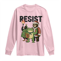 Portland Frog Protest Frogs Together Strong Long Sleeve Shirt Funny Holiday Gift - Wonder Print Shop