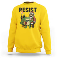 Portland Frog Protest Frogs Together Strong Sweatshirt Funny Holiday Gift - Wonder Print Shop