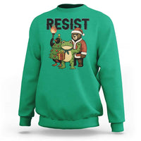 Portland Frog Protest Frogs Together Strong Sweatshirt Funny Holiday Gift - Wonder Print Shop