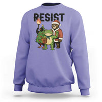 Portland Frog Protest Frogs Together Strong Sweatshirt Funny Holiday Gift - Wonder Print Shop