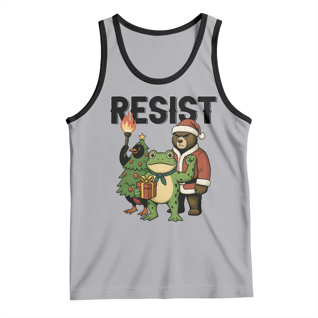 Portland Frog Protest Frogs Together Strong Tank Top Funny Holiday Gift - Wonder Print Shop