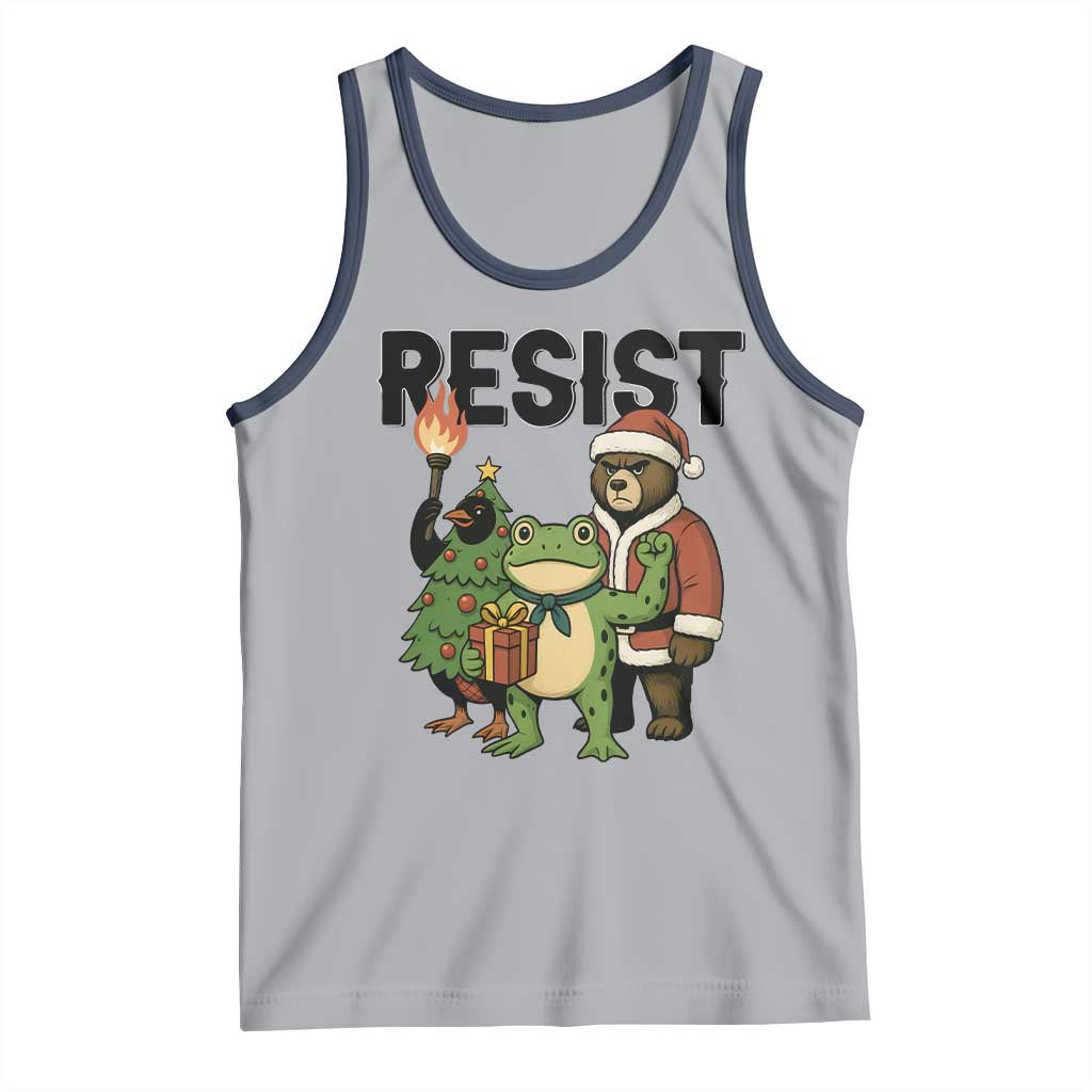 Portland Frog Protest Frogs Together Strong Tank Top Funny Holiday Gift - Wonder Print Shop