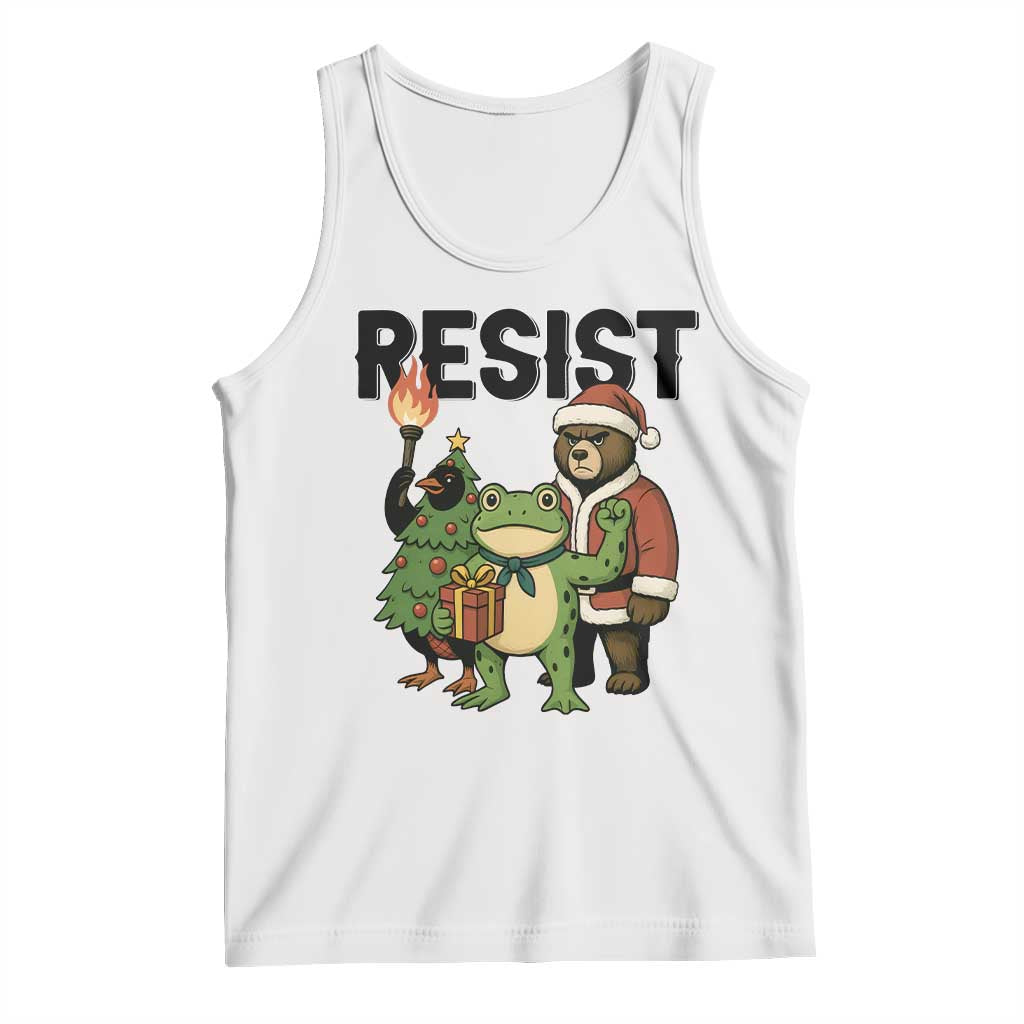 Portland Frog Protest Frogs Together Strong Tank Top Funny Holiday Gift - Wonder Print Shop