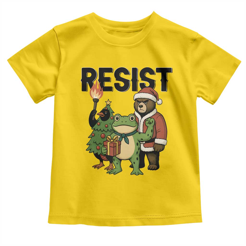 Portland Frog Protest Frogs Together Strong Toddler T Shirt Funny Holiday Gift - Wonder Print Shop