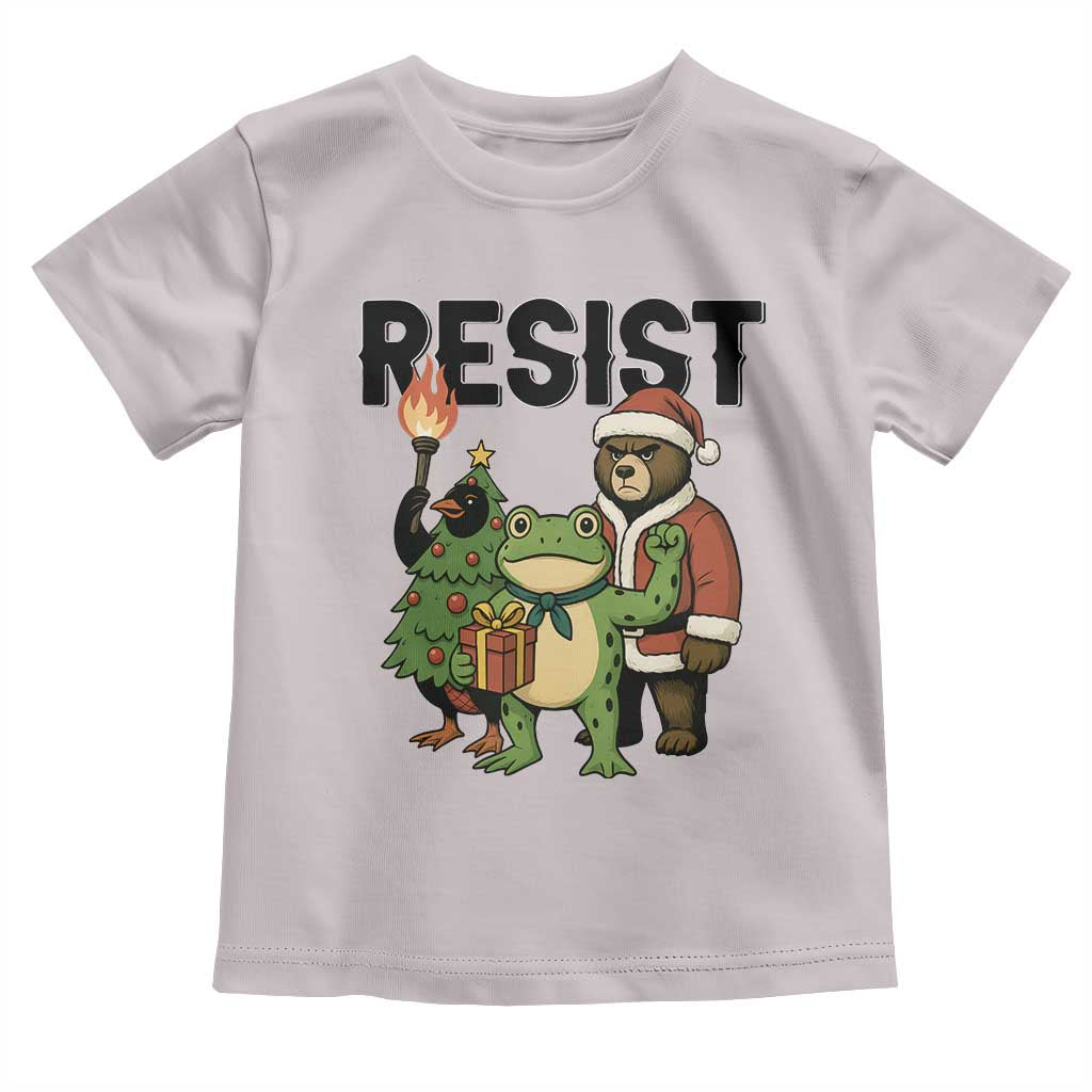 Portland Frog Protest Frogs Together Strong Toddler T Shirt Funny Holiday Gift - Wonder Print Shop