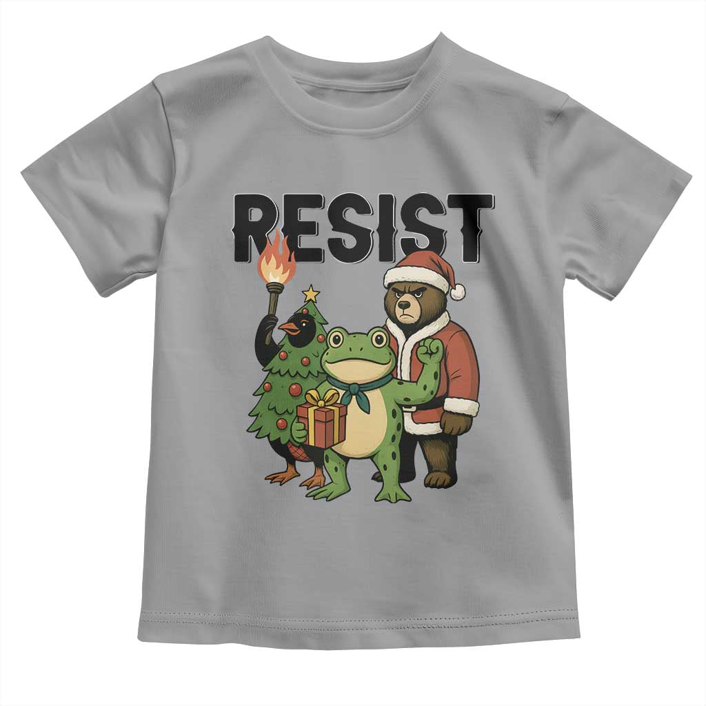 Portland Frog Protest Frogs Together Strong Toddler T Shirt Funny Holiday Gift - Wonder Print Shop