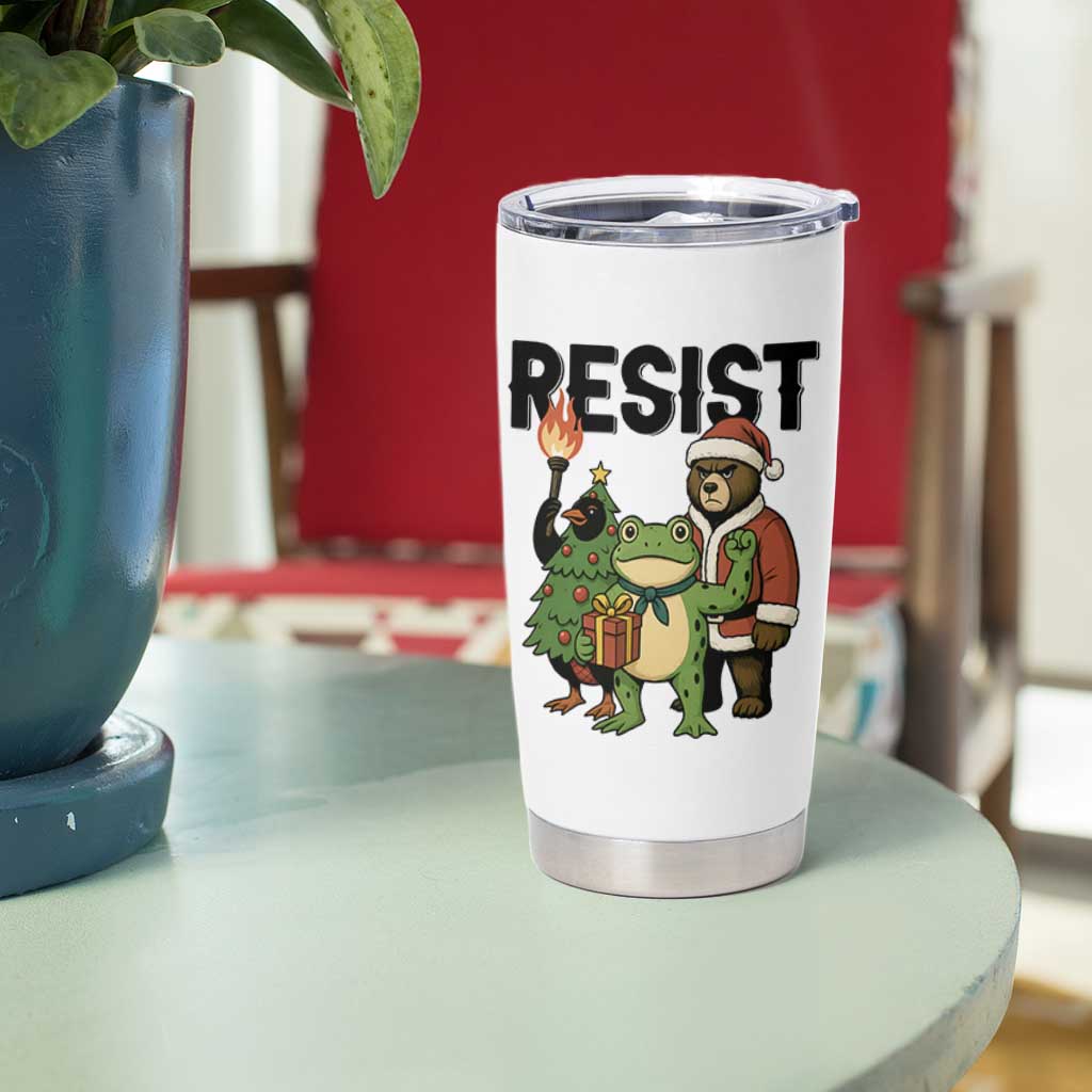 Portland Frog Protest Frogs Together Strong Tumbler Cup Funny Holiday Gift - Wonder Print Shop