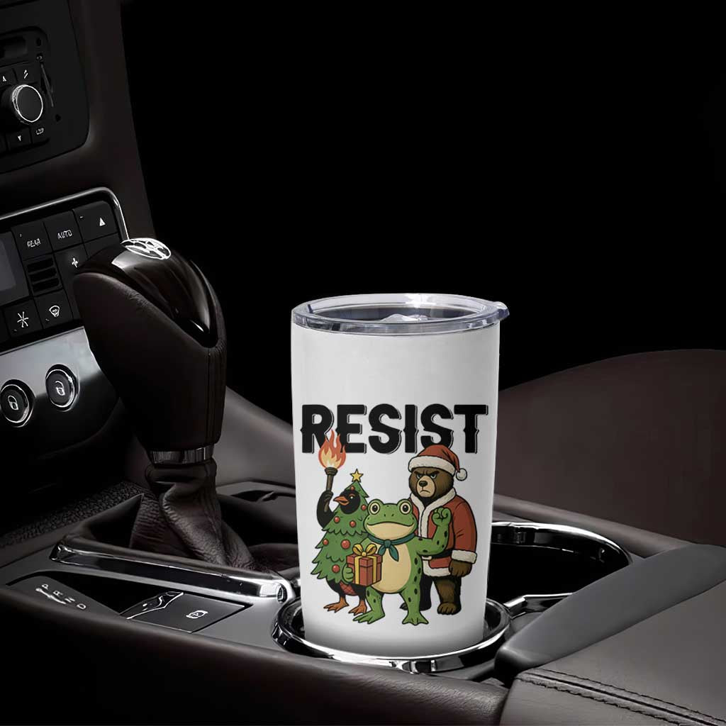 Portland Frog Protest Frogs Together Strong Tumbler Cup Funny Holiday Gift - Wonder Print Shop