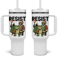 Portland Frog Protest Frogs Together Strong Tumbler With Handle Funny Holiday Gift - Wonder Print Shop