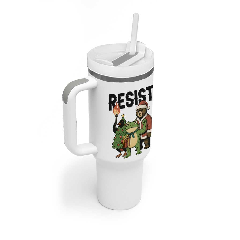Portland Frog Protest Frogs Together Strong Tumbler With Handle Funny Holiday Gift - Wonder Print Shop