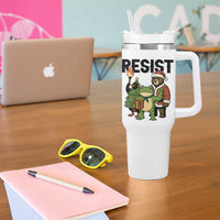 Portland Frog Protest Frogs Together Strong Tumbler With Handle Funny Holiday Gift - Wonder Print Shop