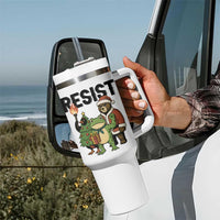 Portland Frog Protest Frogs Together Strong Tumbler With Handle Funny Holiday Gift - Wonder Print Shop