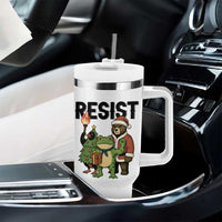 Portland Frog Protest Frogs Together Strong Tumbler With Handle Funny Holiday Gift - Wonder Print Shop
