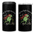 Portland Frog Protest Off To Fight Fascism 4 in 1 Can Cooler Tumbler Funny Christmas Gift - Wonder Print Shop