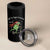 Portland Frog Protest Off To Fight Fascism 4 in 1 Can Cooler Tumbler Funny Christmas Gift - Wonder Print Shop