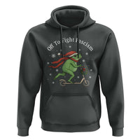 Portland Frog Protest Off To Fight Fascism Hoodie Funny Christmas Gift - Wonder Print Shop