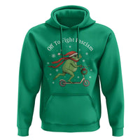 Portland Frog Protest Off To Fight Fascism Hoodie Funny Christmas Gift - Wonder Print Shop