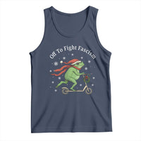 Portland Frog Protest Off To Fight Fascism Tank Top Funny Christmas Gift - Wonder Print Shop