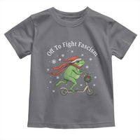 Portland Frog Protest Off To Fight Fascism Toddler T Shirt Funny Christmas Gift - Wonder Print Shop