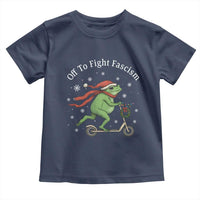 Portland Frog Protest Off To Fight Fascism Toddler T Shirt Funny Christmas Gift - Wonder Print Shop