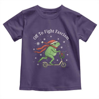 Portland Frog Protest Off To Fight Fascism Toddler T Shirt Funny Christmas Gift - Wonder Print Shop