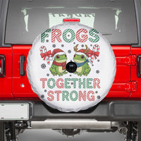 Frogs Together Strong Spare Tire Cover Funny Portland Christmas Resist Gift - Wonder Print Shop