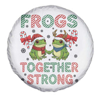 Frogs Together Strong Spare Tire Cover Funny Portland Christmas Resist Gift - Wonder Print Shop