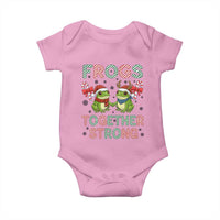 Frogs Together Strong Baby Onesie Funny Portland Christmas Resist Gift - Wonder Print Shop