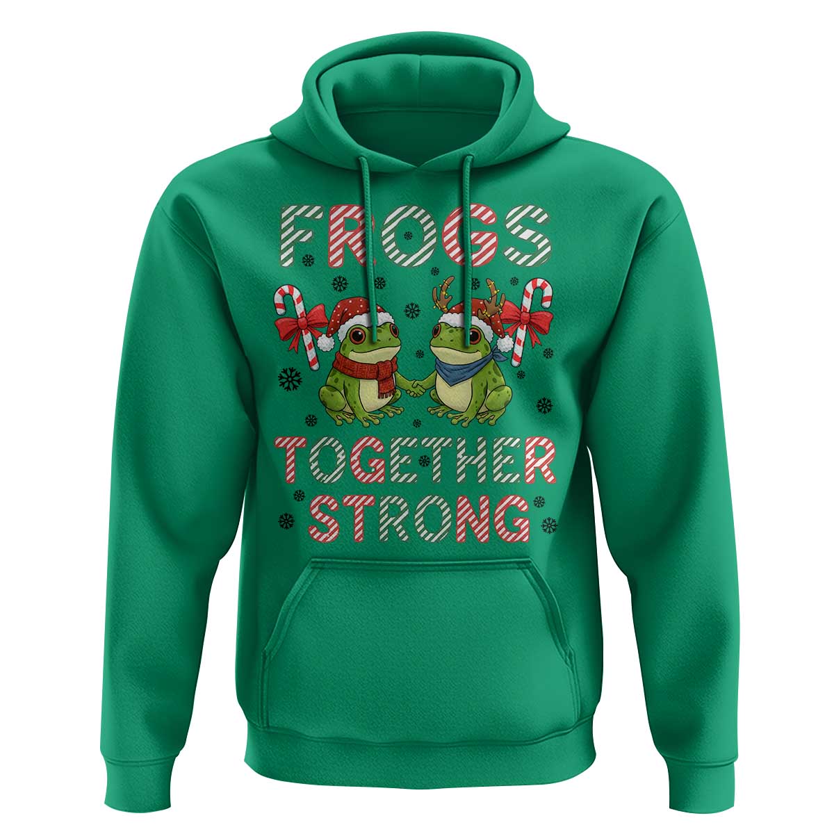 Frogs Together Strong Hoodie Funny Portland Christmas Resist Gift - Wonder Print Shop