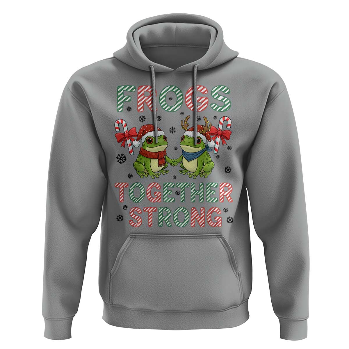 Frogs Together Strong Hoodie Funny Portland Christmas Resist Gift - Wonder Print Shop