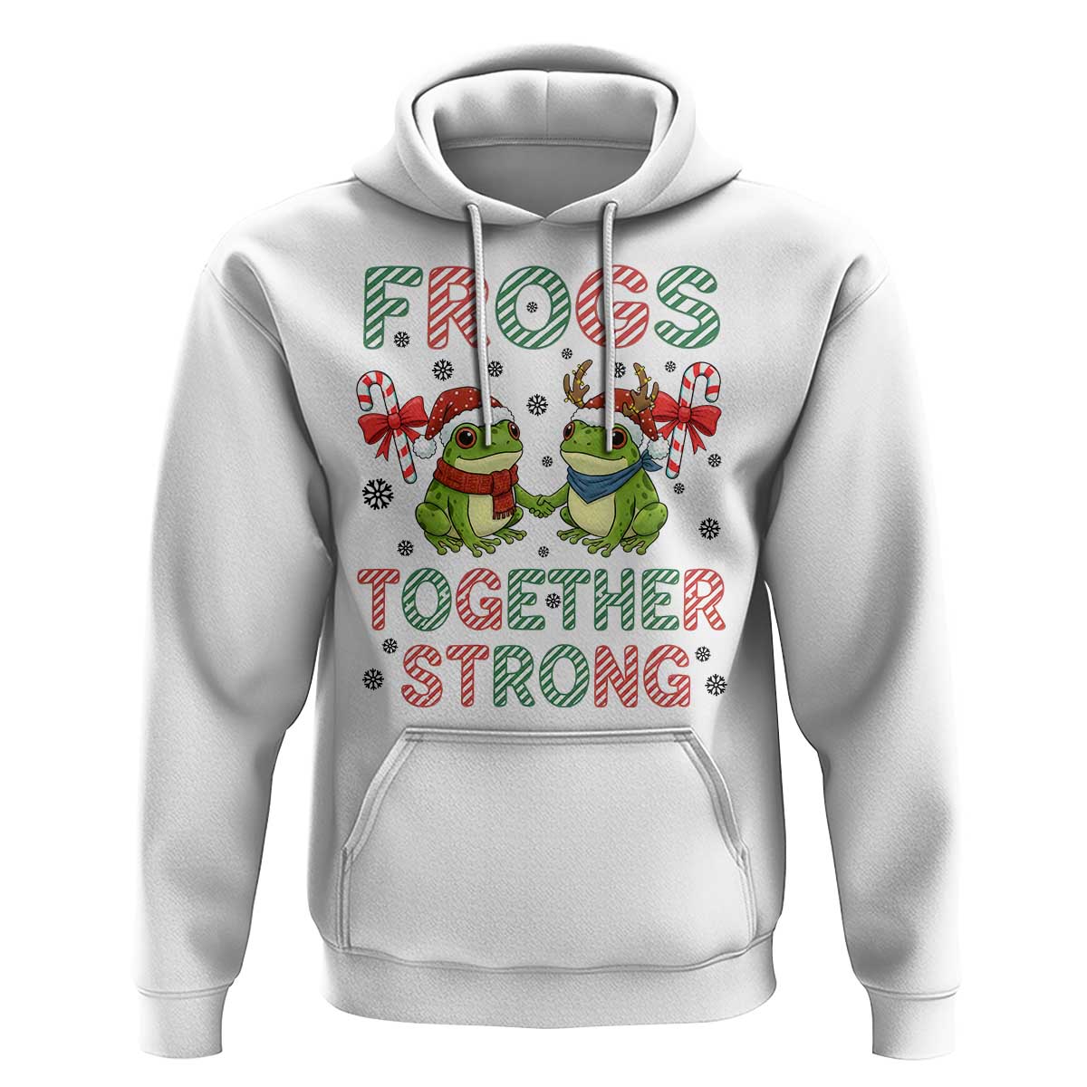 Frogs Together Strong Hoodie Funny Portland Christmas Resist Gift - Wonder Print Shop