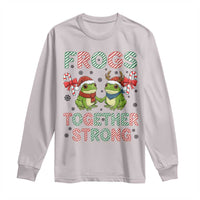 Frogs Together Strong Long Sleeve Shirt Funny Portland Christmas Resist Gift - Wonder Print Shop