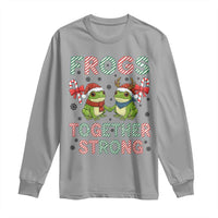 Frogs Together Strong Long Sleeve Shirt Funny Portland Christmas Resist Gift - Wonder Print Shop