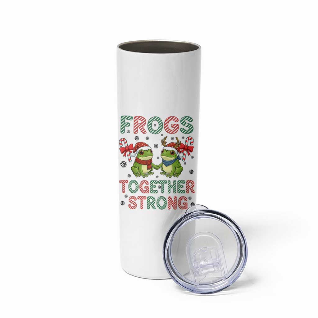 Frogs Together Strong Skinny Tumbler Funny Portland Christmas Resist Gift - Wonder Print Shop