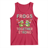 Frogs Together Strong Tank Top Funny Portland Christmas Resist Gift - Wonder Print Shop