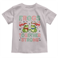Frogs Together Strong Toddler T Shirt Funny Portland Christmas Resist Gift - Wonder Print Shop