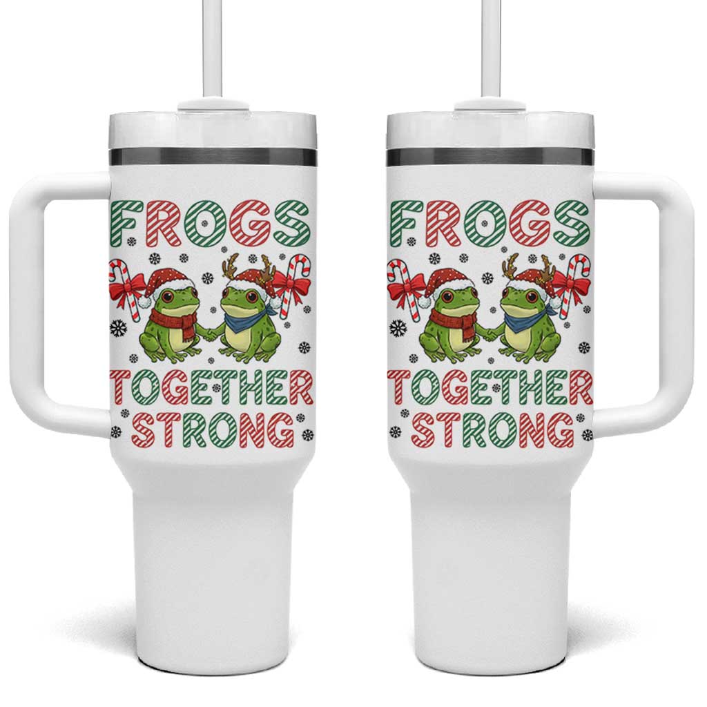 Frogs Together Strong Tumbler With Handle Funny Portland Christmas Resist Gift - Wonder Print Shop