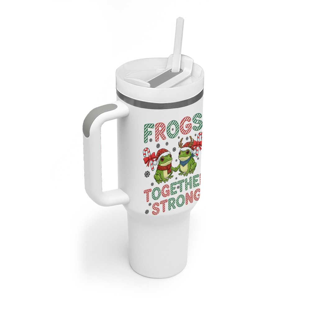 Frogs Together Strong Tumbler With Handle Funny Portland Christmas Resist Gift - Wonder Print Shop